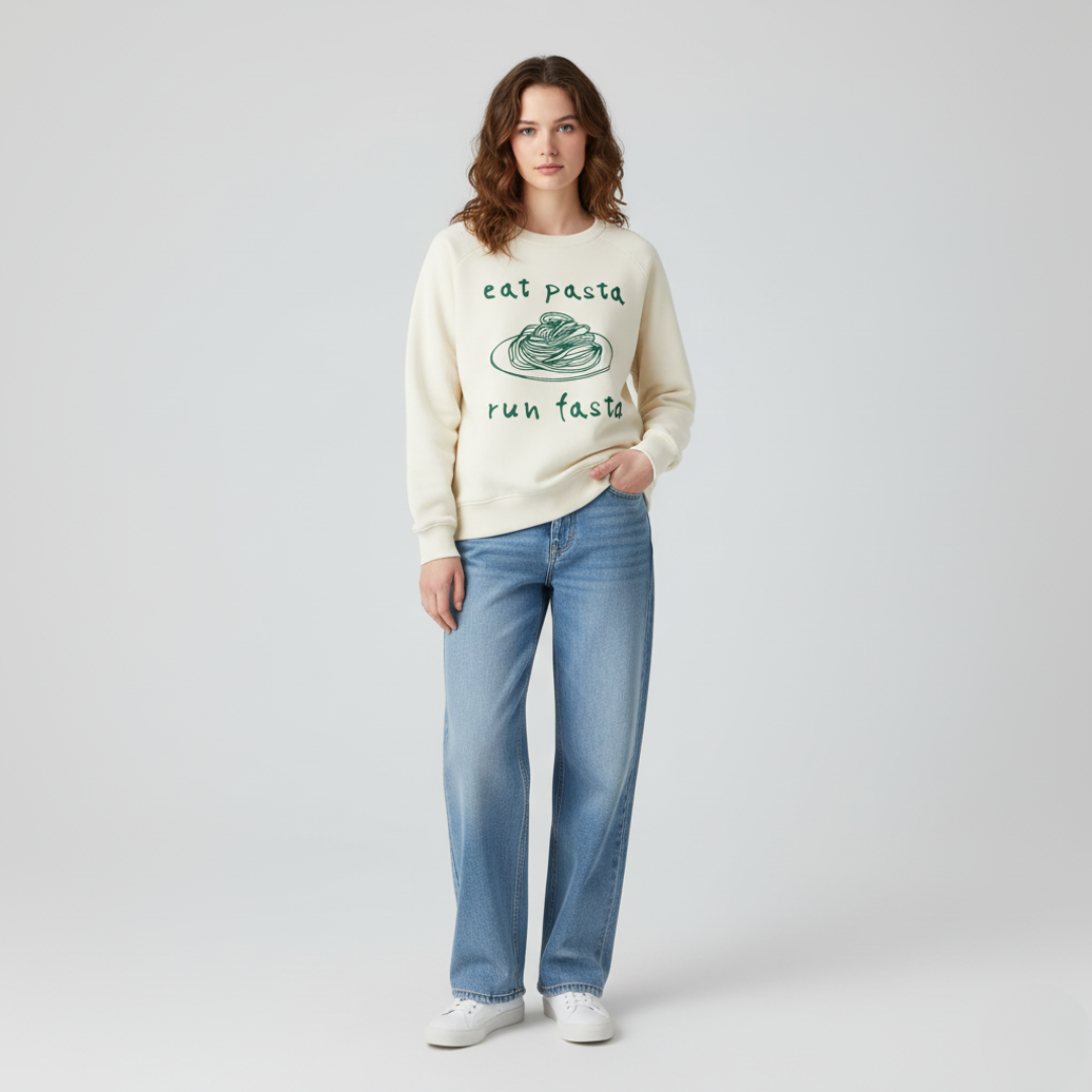 Eat Pasta  Sweatshirt (Unisex)