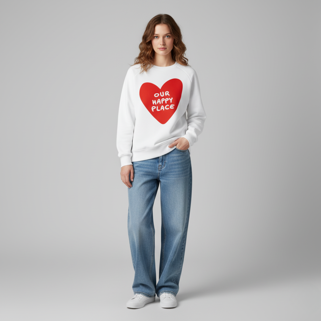 Happy Place Sweatshirt (Unisex)