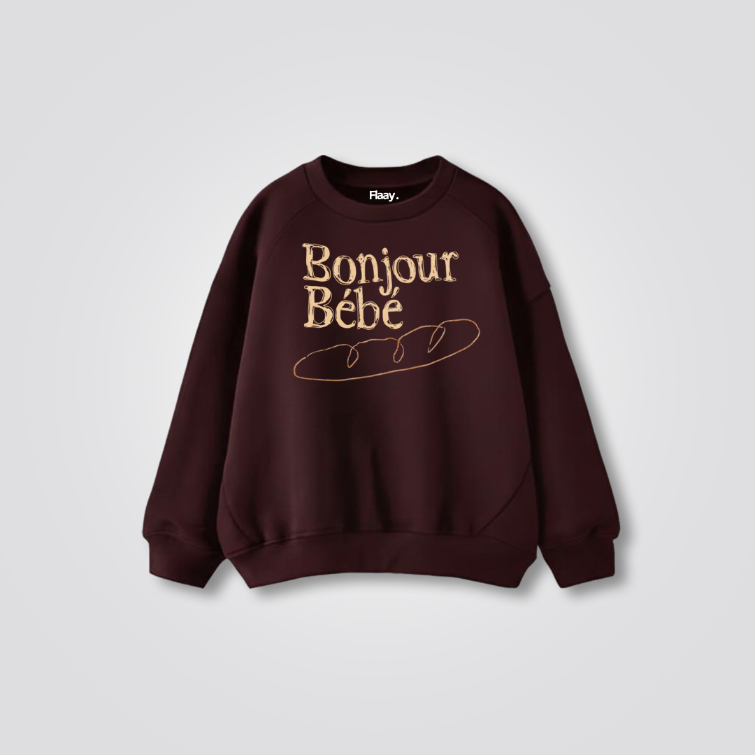 Bonjour Sweatshirt (Unisex)