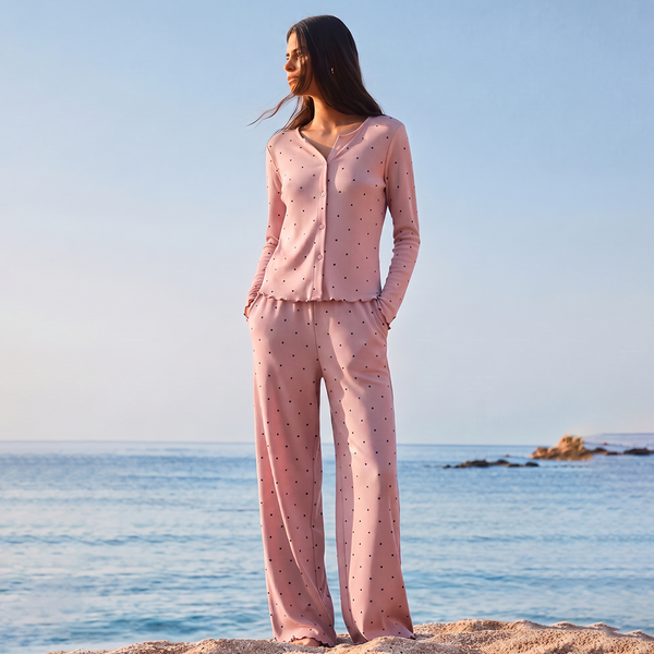 Everyday Set - Pink - Polka Dot  Printed
