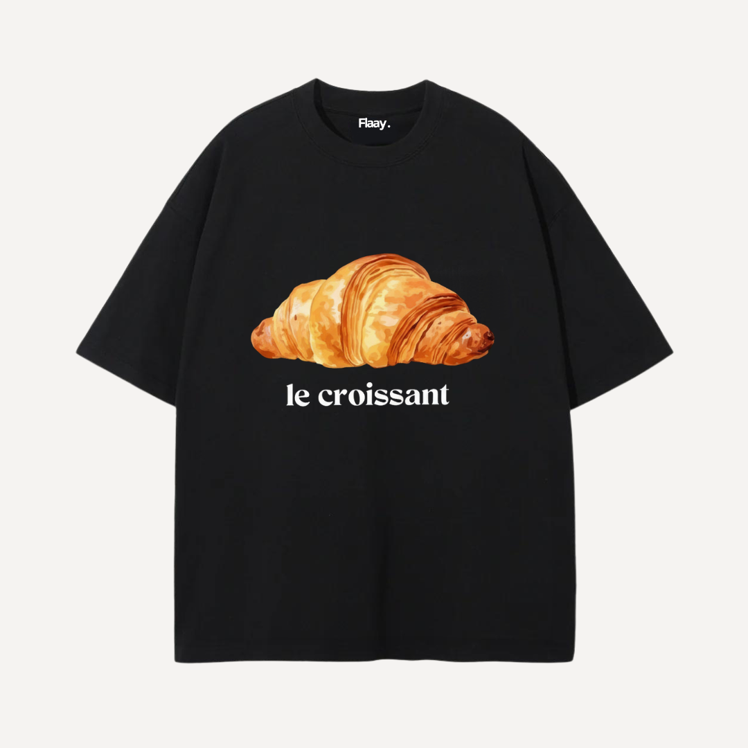 Le Croissant Oversized T-Shirt (Unisex)