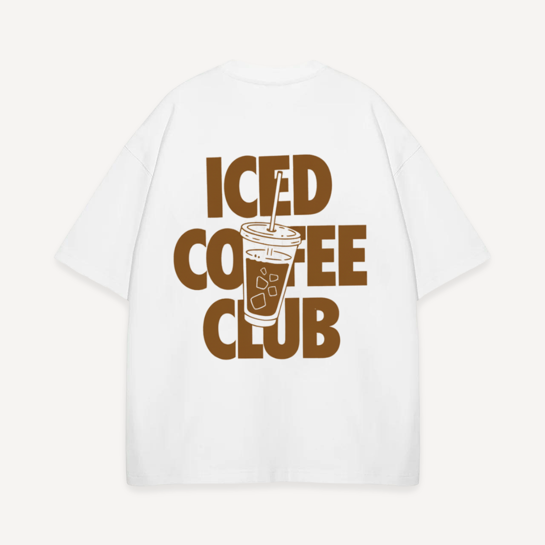 Iced Coffee Oversized T-Shirt (Unisex)