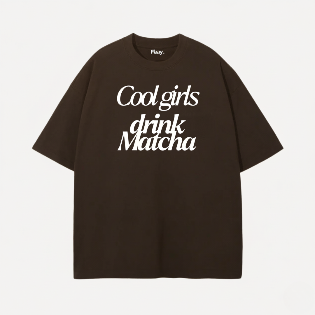 Drink Matcha Oversized T-Shirt
