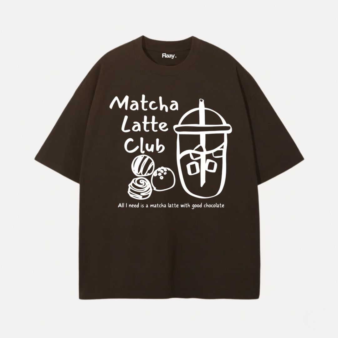 Matcha Latte Club Oversized T-Shirt (Unisex)