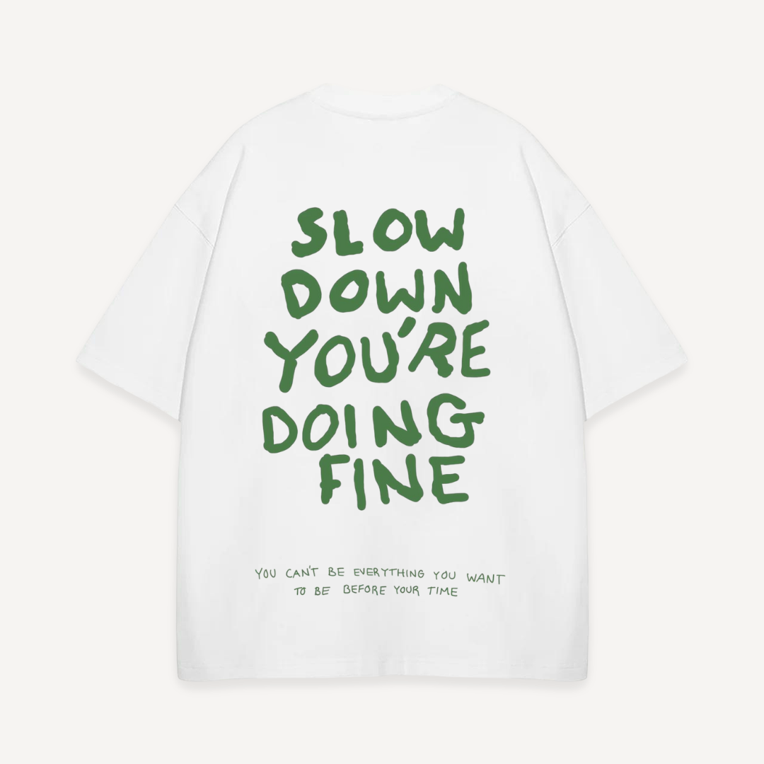 Slow Down Oversized T-Shirt (Unisex)